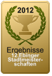 2012  Ergebnisse  12.Ebinger Stadtmeister- schaften