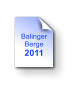 Balinger Berge 2011